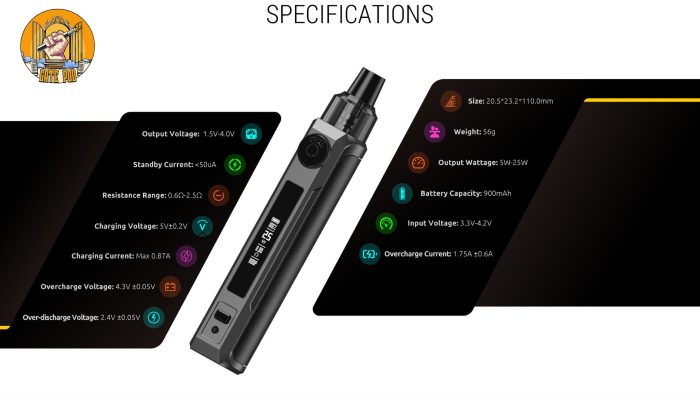 Thông số chi tiết RPM 25w SMOK