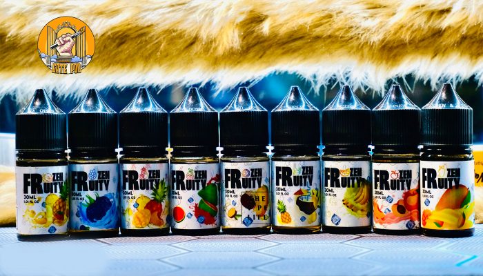 FROZEN FRUITY là thương hiệu bán tinh dầu vape không nicotine nổi tiếng