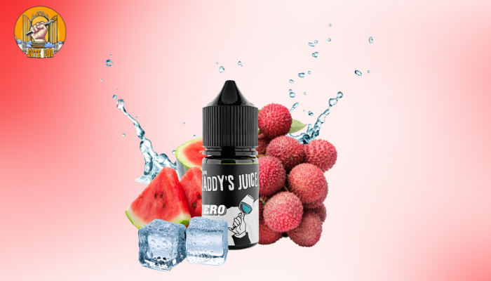 Tinh dầu Daddy’s Juice Mr.Zero – Vải Dưa Hấu – Juice salt nic (30ML)