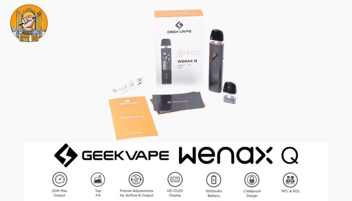 Trọn bộ sản phẩm Pod Wenax Q