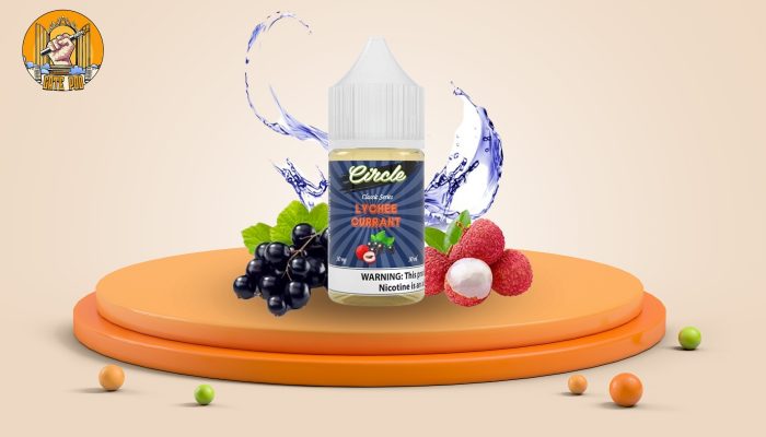  JUICE CIRLE LYCHEE CURRANT • VẢI LÝ CHUA • Salt Nic (30ml)