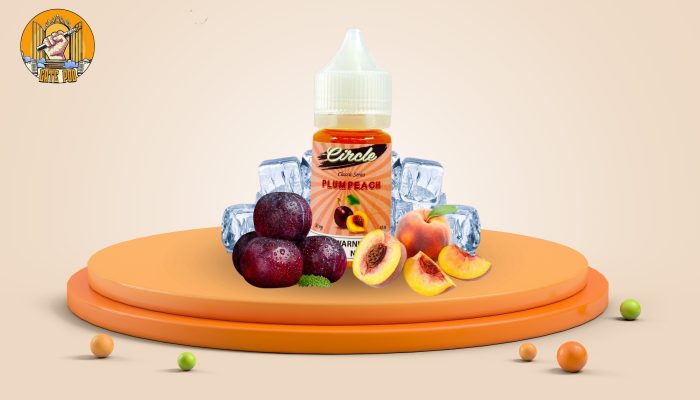 TINH DẦU JUICE CIRCLE PLUM PEACH • MẬN ĐÀO • Salt Nic (30ml)