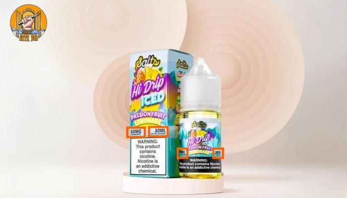 Hộp Juice Pod có phân loại the nồng độ nicotine và dung tích