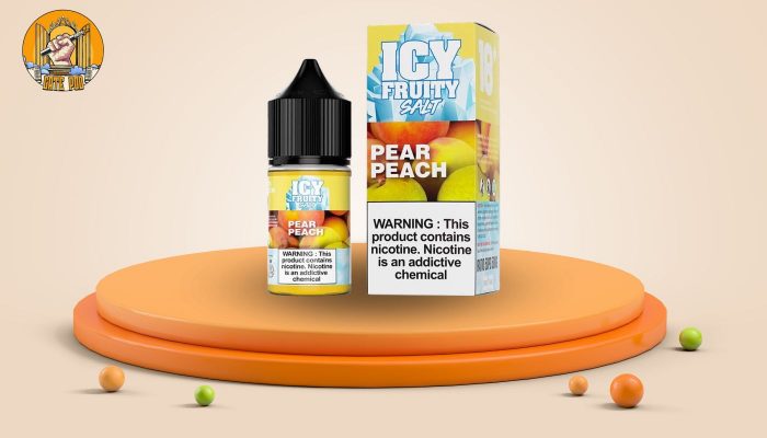 Juice Salt Nicotine Icy Fruity Pear Peach Đào Lê