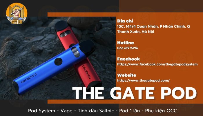  The Gate Pod là địa chỉ cung cấp đa dạng các dòng UWELL Pod System chính hãng