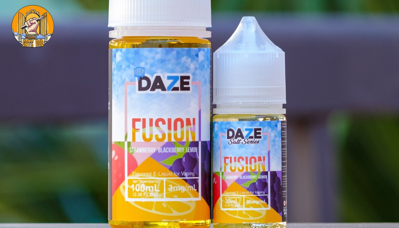Tinh dầu Freebase 7Daze Fusion có hậu vị chua bắt miệng