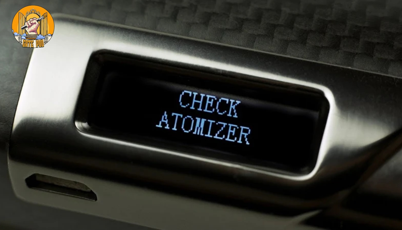 Sự cố "Check Atomizer" có thể ảnh hưởng đến hiệu suất của máy vape
