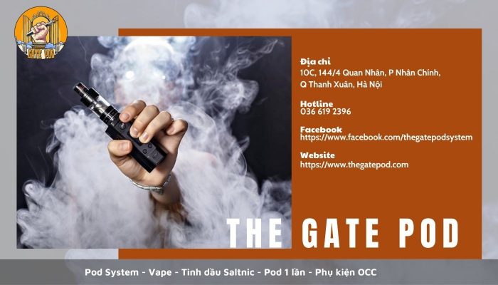 Nên mua vape chính hãng ở The Gate Pod